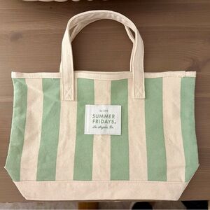 Summer Fridays Mini Tote in Green